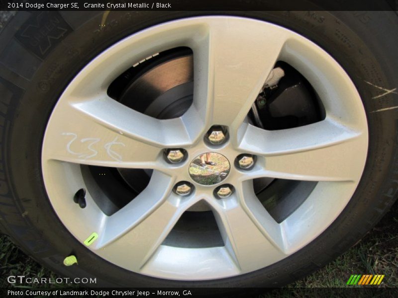 Granite Crystal Metallic / Black 2014 Dodge Charger SE