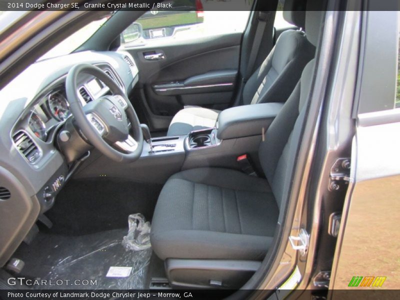 Granite Crystal Metallic / Black 2014 Dodge Charger SE