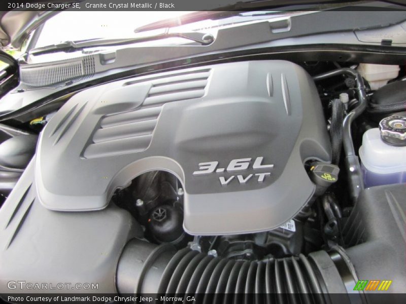 Granite Crystal Metallic / Black 2014 Dodge Charger SE