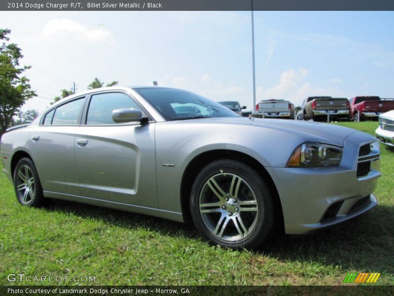 Billet Silver Metallic / Black 2014 Dodge Charger R/T