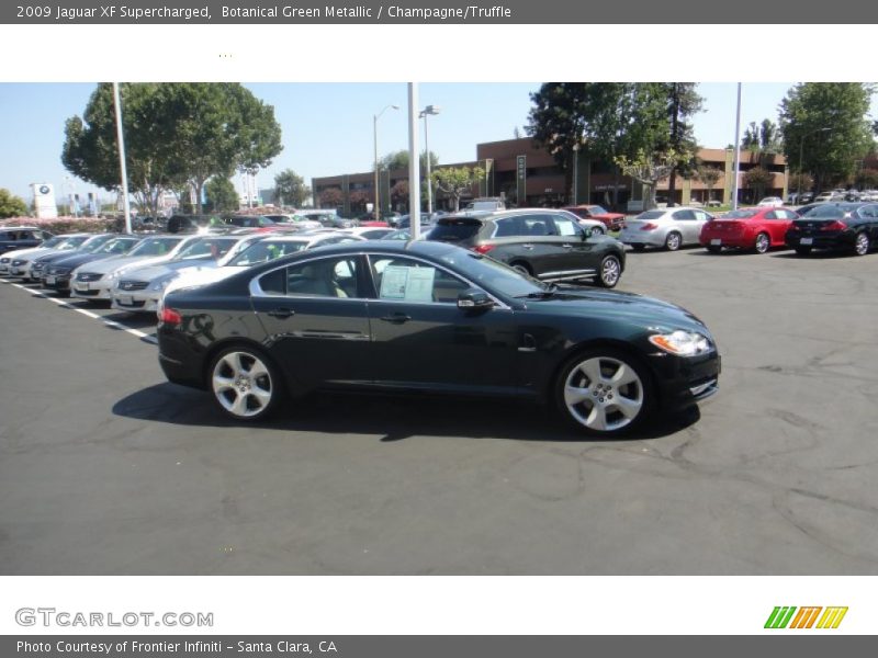 Botanical Green Metallic / Champagne/Truffle 2009 Jaguar XF Supercharged