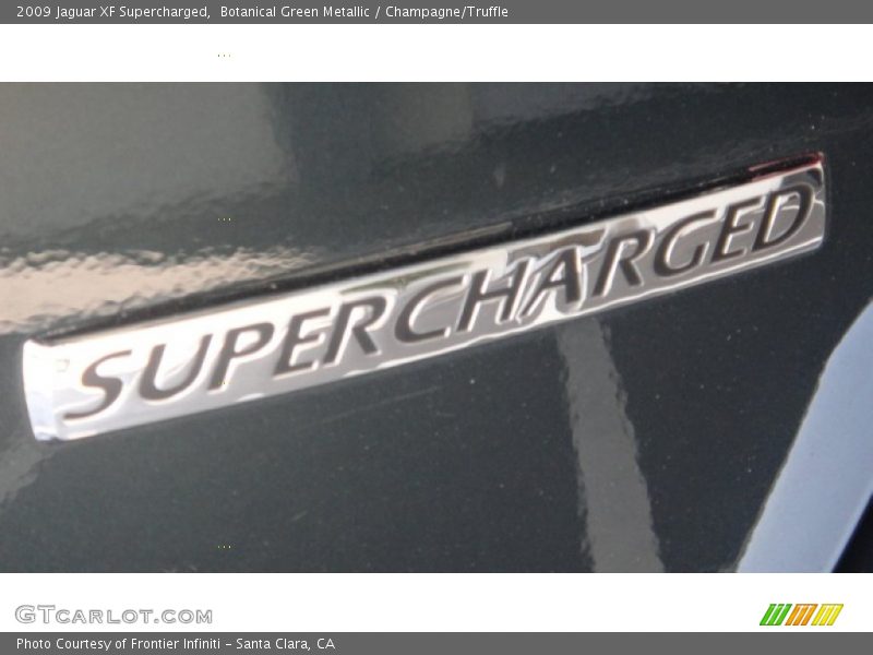 Botanical Green Metallic / Champagne/Truffle 2009 Jaguar XF Supercharged