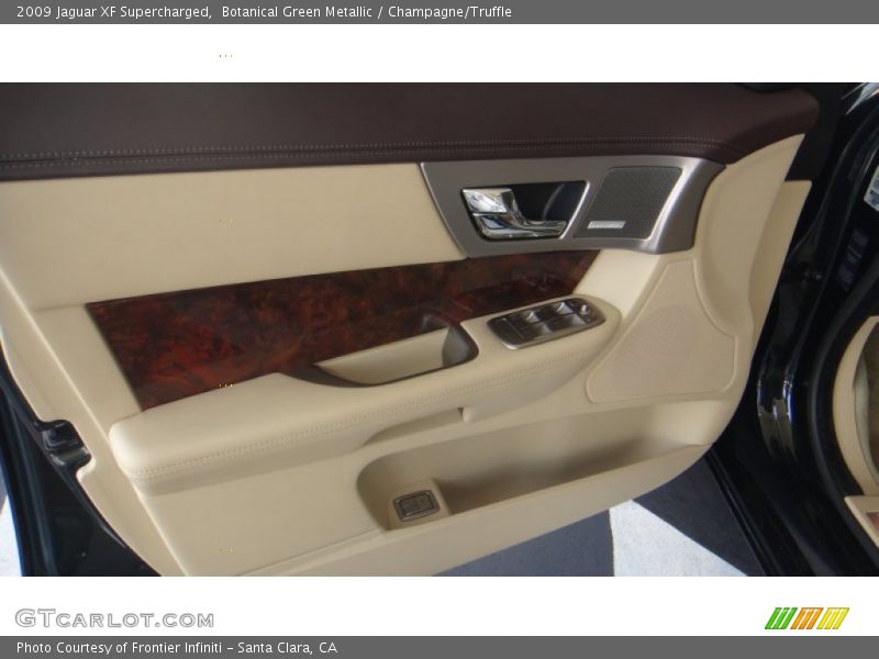 Botanical Green Metallic / Champagne/Truffle 2009 Jaguar XF Supercharged