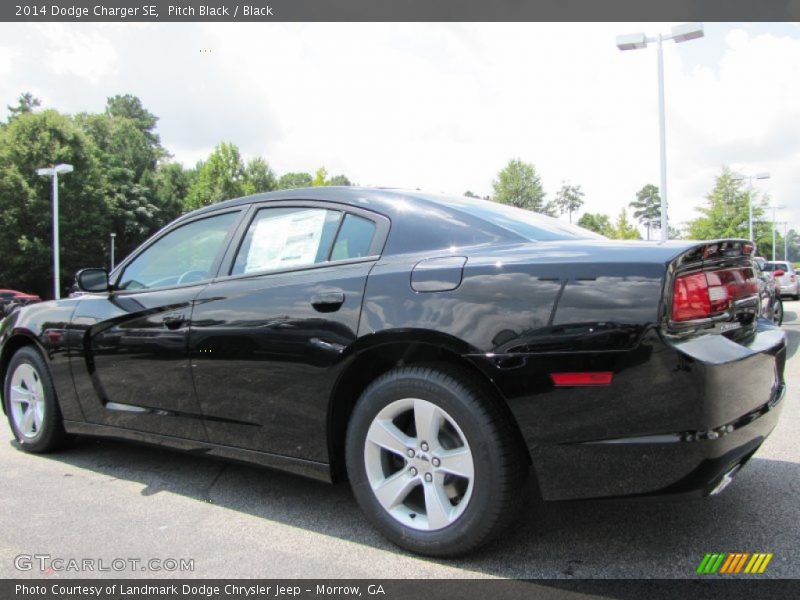 Pitch Black / Black 2014 Dodge Charger SE