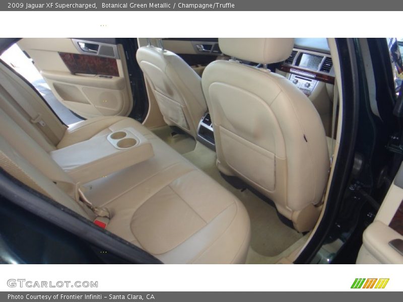 Botanical Green Metallic / Champagne/Truffle 2009 Jaguar XF Supercharged