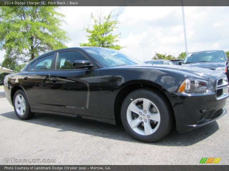 Pitch Black / Black 2014 Dodge Charger SE