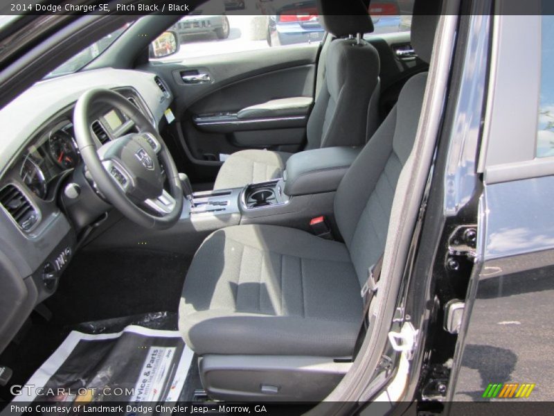Pitch Black / Black 2014 Dodge Charger SE