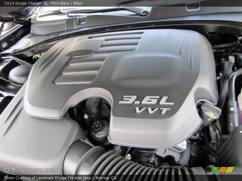 Pitch Black / Black 2014 Dodge Charger SE