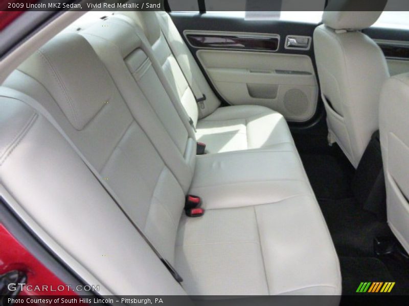 Vivid Red Metallic / Sand 2009 Lincoln MKZ Sedan