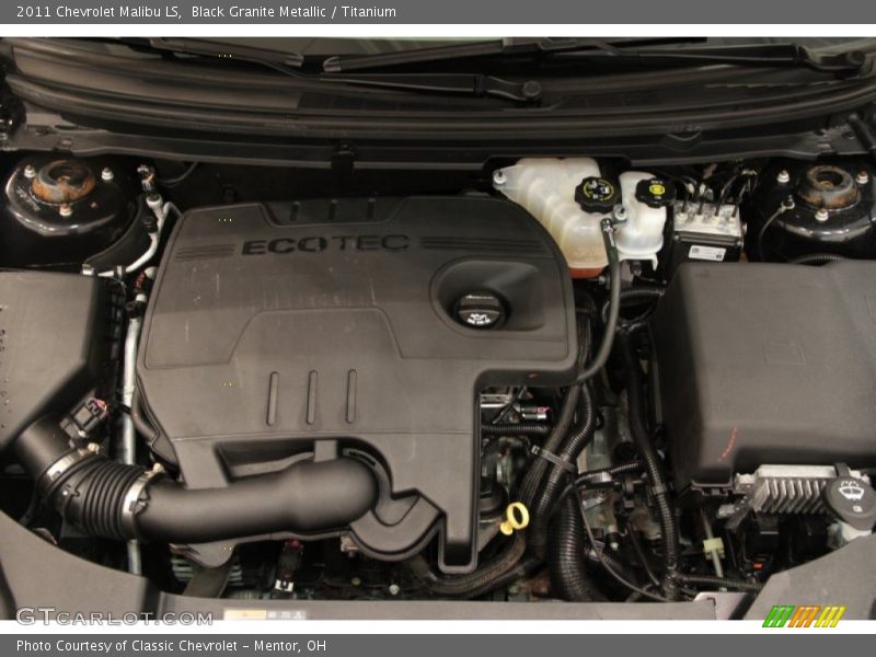 Black Granite Metallic / Titanium 2011 Chevrolet Malibu LS