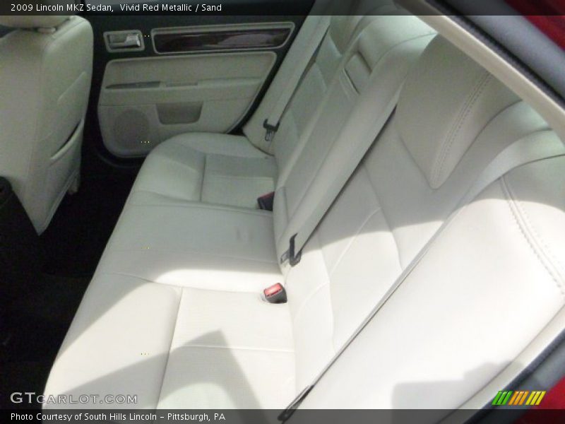 Vivid Red Metallic / Sand 2009 Lincoln MKZ Sedan