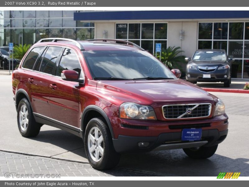 Ruby Red Metallic / Taupe 2007 Volvo XC90 3.2