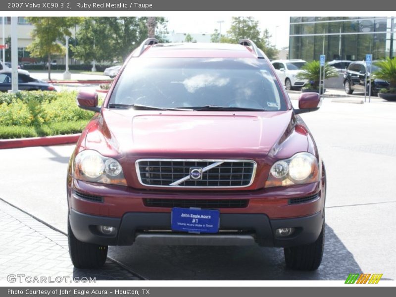 Ruby Red Metallic / Taupe 2007 Volvo XC90 3.2