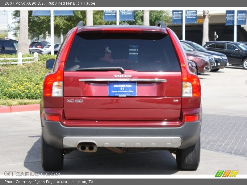 Ruby Red Metallic / Taupe 2007 Volvo XC90 3.2