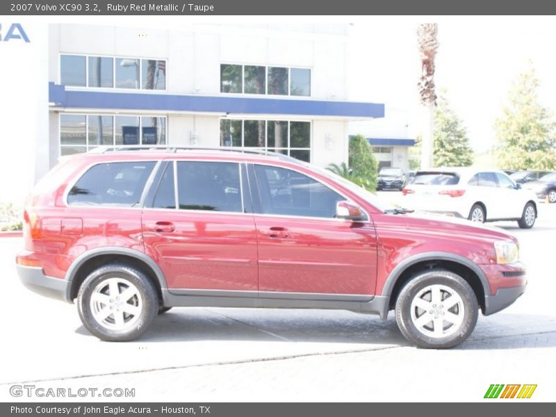 Ruby Red Metallic / Taupe 2007 Volvo XC90 3.2