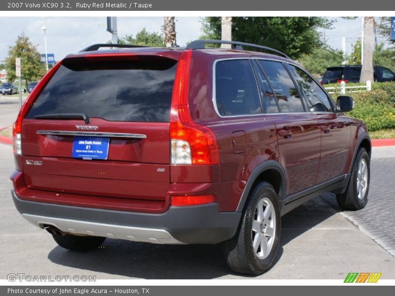 Ruby Red Metallic / Taupe 2007 Volvo XC90 3.2