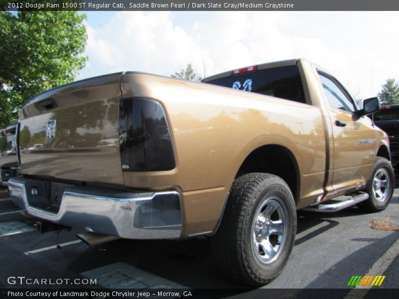 Saddle Brown Pearl / Dark Slate Gray/Medium Graystone 2012 Dodge Ram 1500 ST Regular Cab