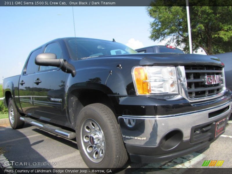 Onyx Black / Dark Titanium 2011 GMC Sierra 1500 SL Crew Cab