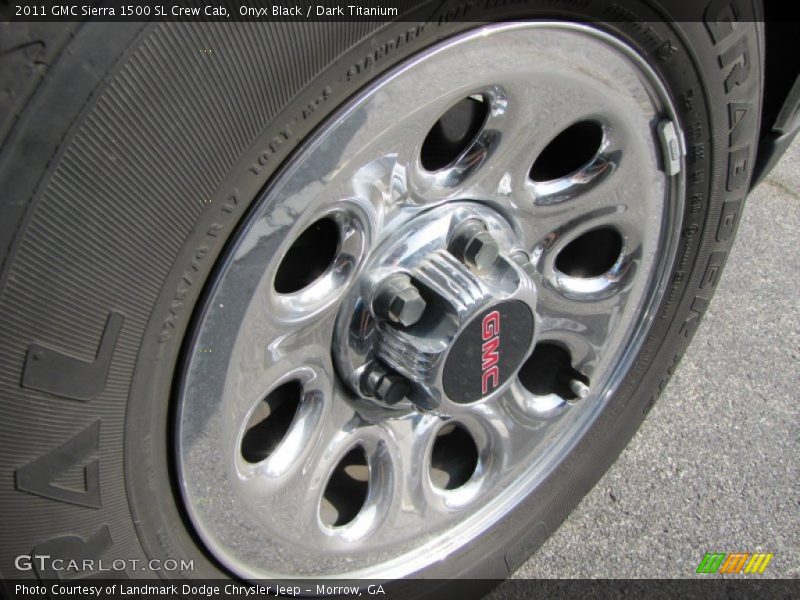 Onyx Black / Dark Titanium 2011 GMC Sierra 1500 SL Crew Cab