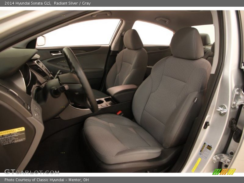 Radiant Silver / Gray 2014 Hyundai Sonata GLS