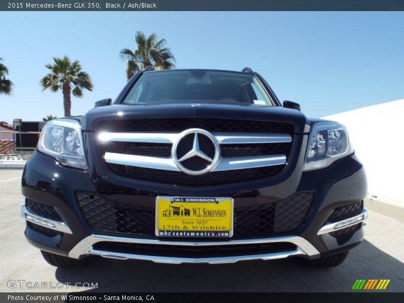 Black / Ash/Black 2015 Mercedes-Benz GLK 350