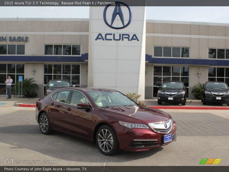 Basque Red Pearl II / Parchment 2015 Acura TLX 3.5 Technology