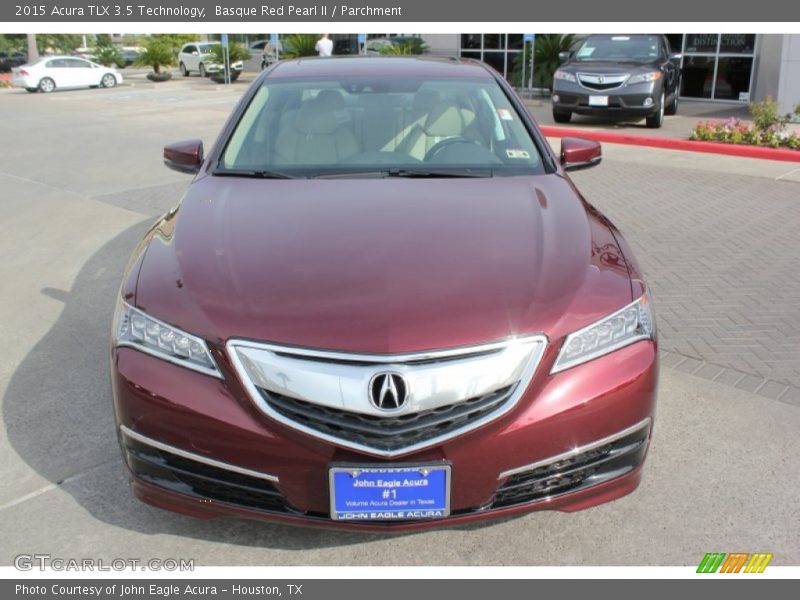 Basque Red Pearl II / Parchment 2015 Acura TLX 3.5 Technology