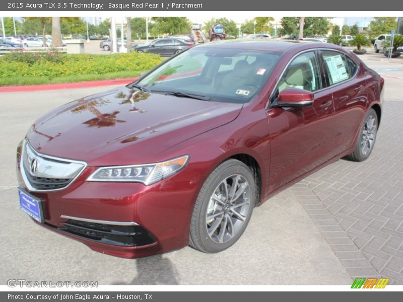 Basque Red Pearl II / Parchment 2015 Acura TLX 3.5 Technology