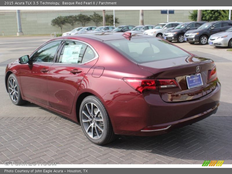 Basque Red Pearl II / Parchment 2015 Acura TLX 3.5 Technology
