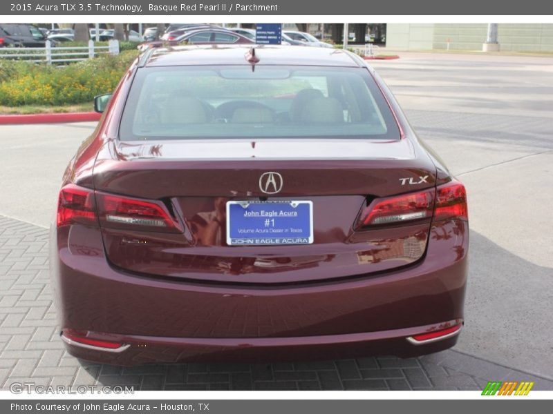 Basque Red Pearl II / Parchment 2015 Acura TLX 3.5 Technology