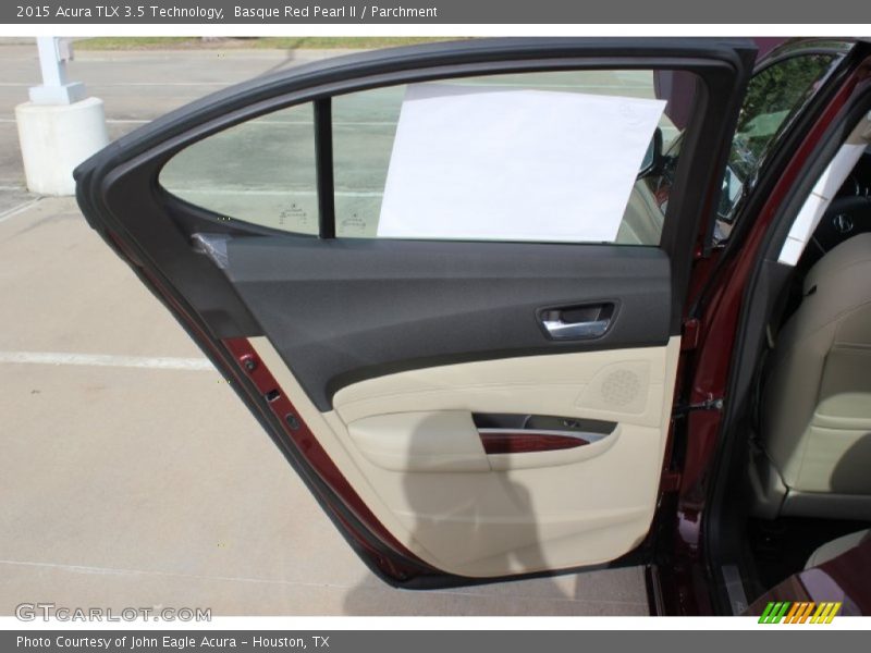 Basque Red Pearl II / Parchment 2015 Acura TLX 3.5 Technology