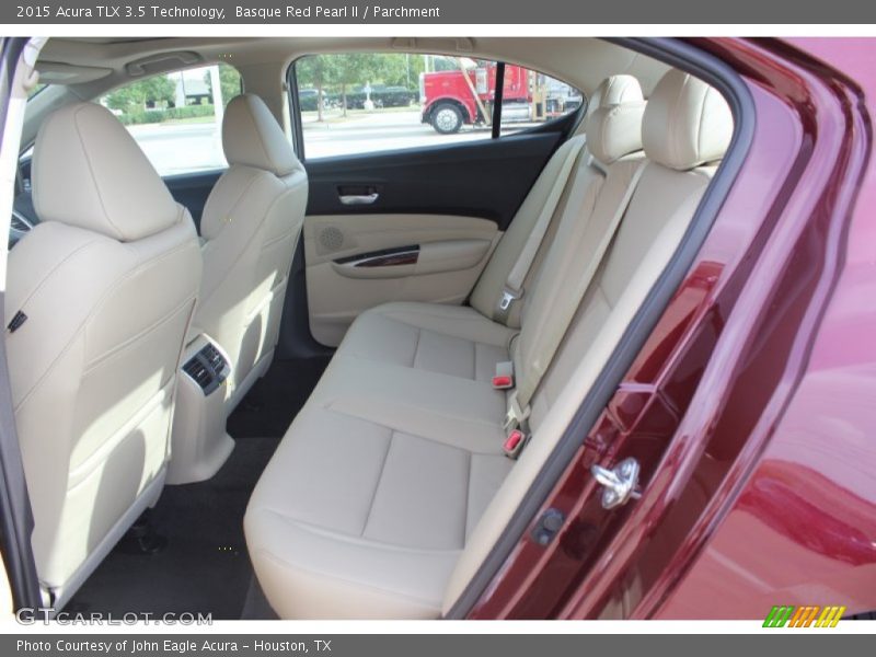 Basque Red Pearl II / Parchment 2015 Acura TLX 3.5 Technology