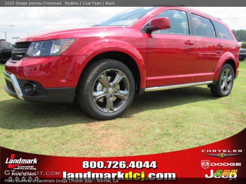 Redline 2 Coat Pearl / Black 2015 Dodge Journey Crossroad