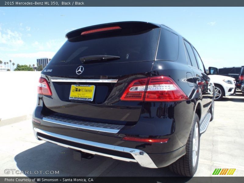 Black / Black 2015 Mercedes-Benz ML 350