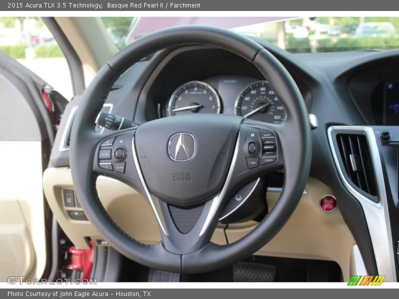 Basque Red Pearl II / Parchment 2015 Acura TLX 3.5 Technology