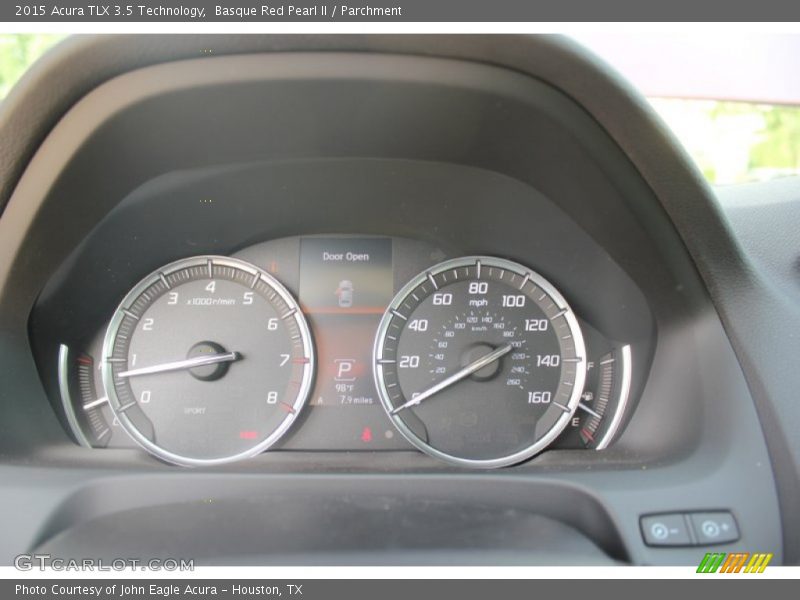 Basque Red Pearl II / Parchment 2015 Acura TLX 3.5 Technology