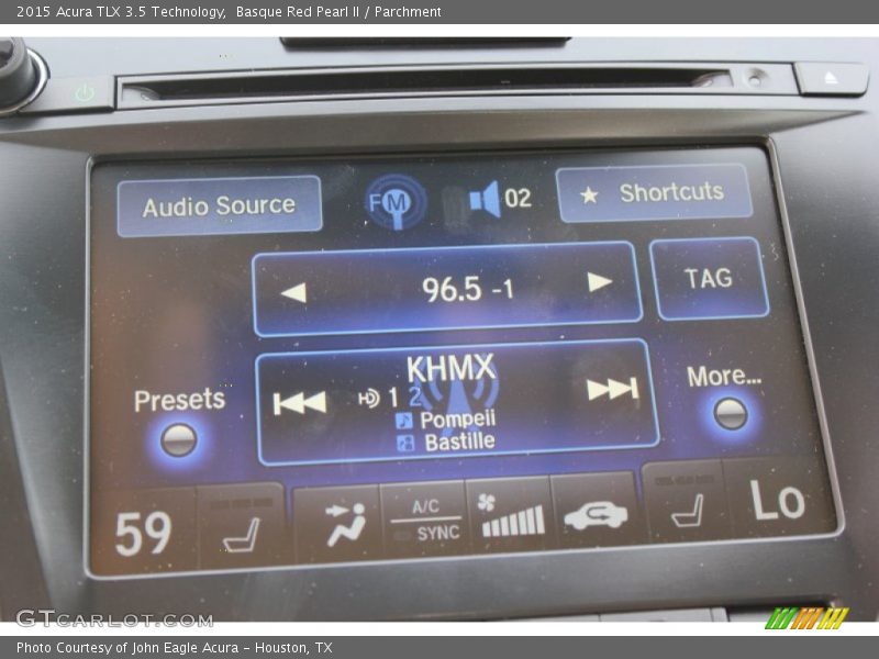 Basque Red Pearl II / Parchment 2015 Acura TLX 3.5 Technology