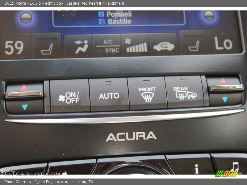 Basque Red Pearl II / Parchment 2015 Acura TLX 3.5 Technology