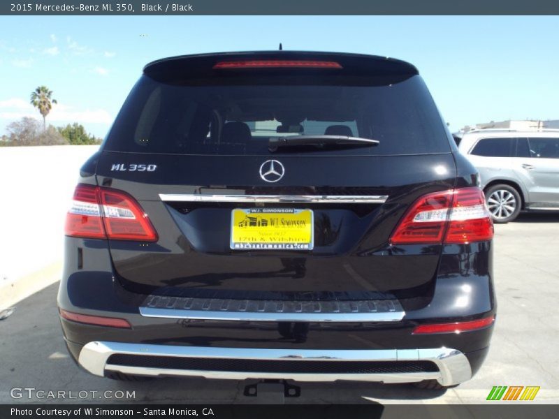 Black / Black 2015 Mercedes-Benz ML 350