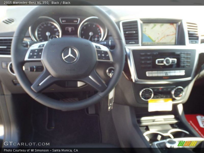 Black / Black 2015 Mercedes-Benz ML 350
