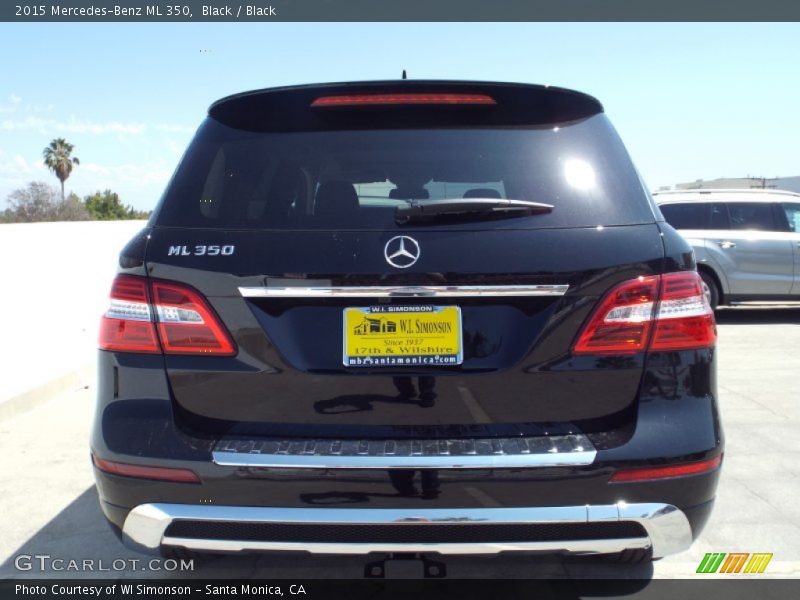 Black / Black 2015 Mercedes-Benz ML 350