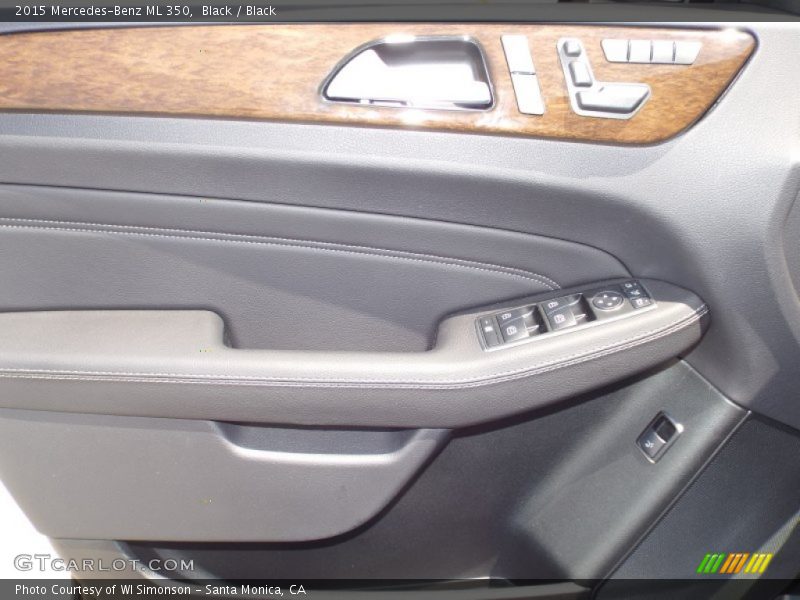 Black / Black 2015 Mercedes-Benz ML 350