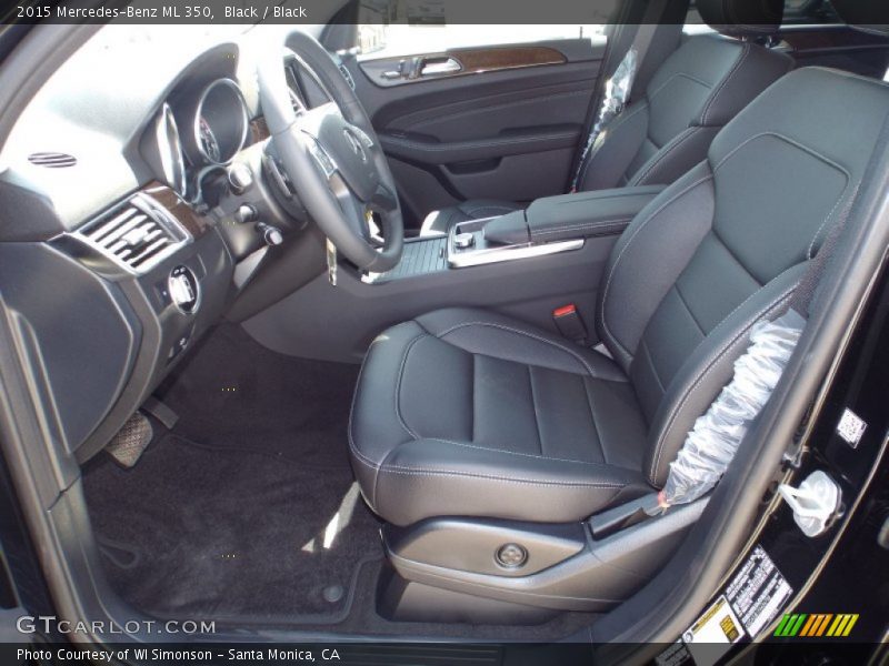 Black / Black 2015 Mercedes-Benz ML 350