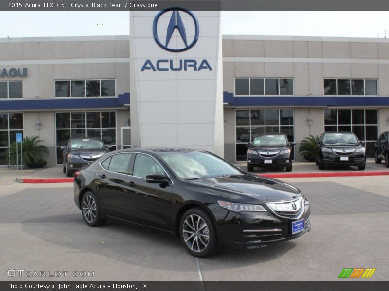Crystal Black Pearl / Graystone 2015 Acura TLX 3.5