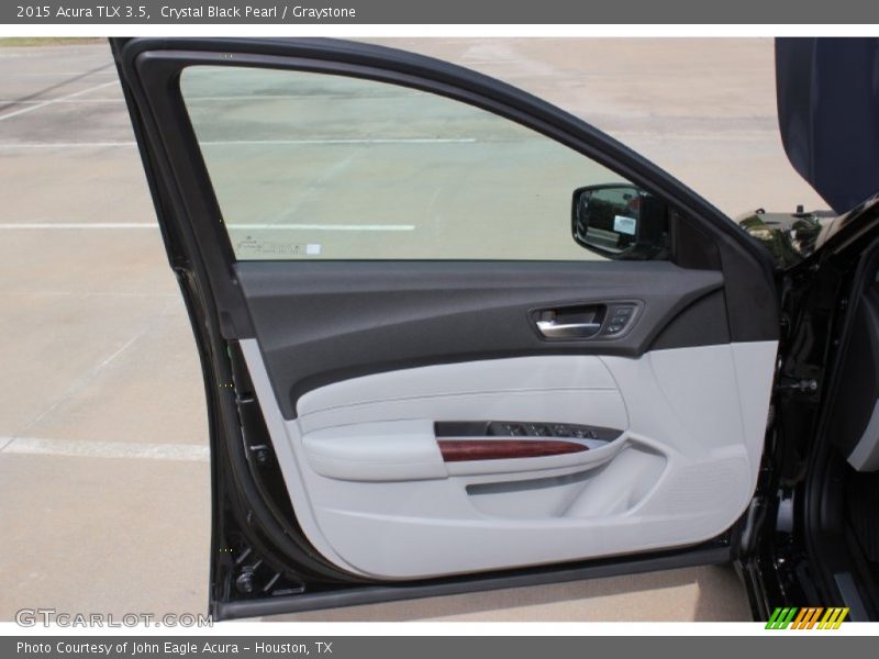 Crystal Black Pearl / Graystone 2015 Acura TLX 3.5