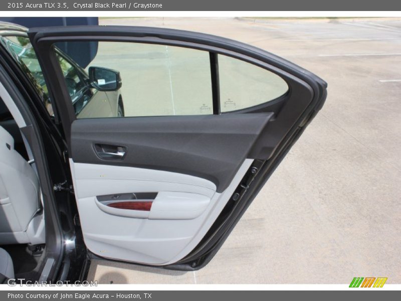 Crystal Black Pearl / Graystone 2015 Acura TLX 3.5
