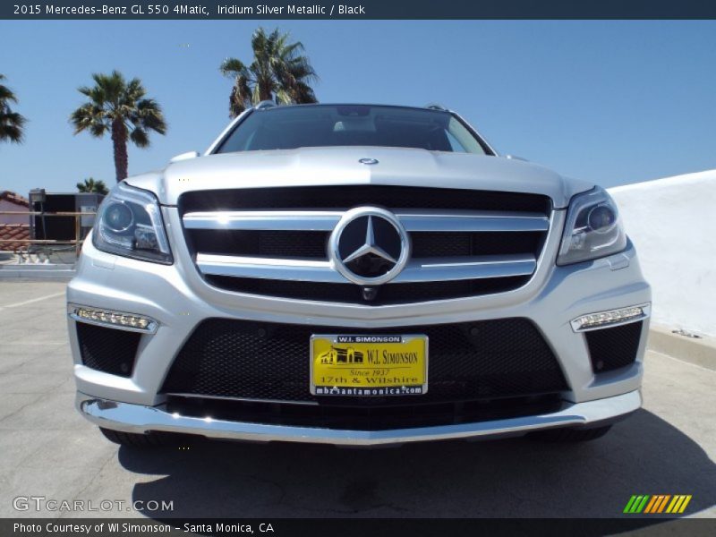 Iridium Silver Metallic / Black 2015 Mercedes-Benz GL 550 4Matic
