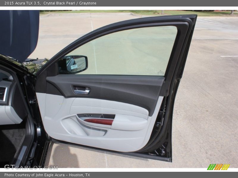 Crystal Black Pearl / Graystone 2015 Acura TLX 3.5