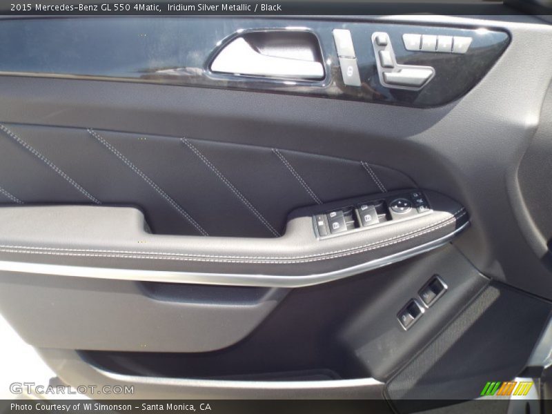 Iridium Silver Metallic / Black 2015 Mercedes-Benz GL 550 4Matic
