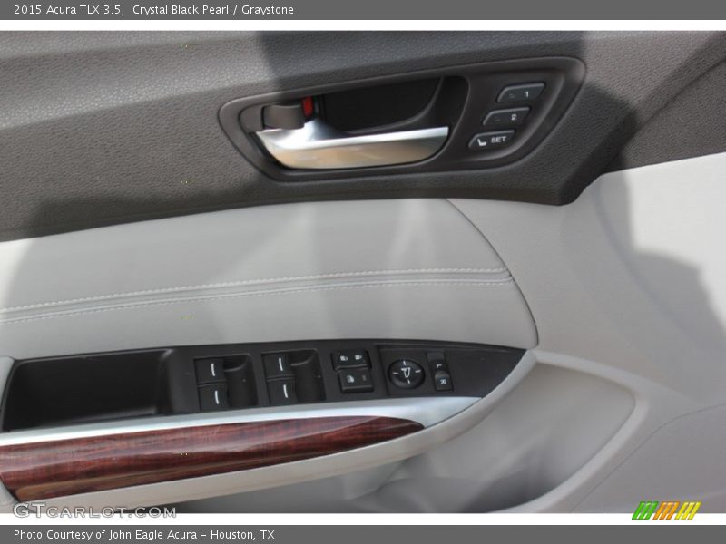 Crystal Black Pearl / Graystone 2015 Acura TLX 3.5